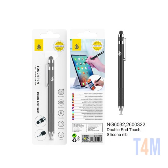 ONEPLUS 2-SIDED TOUCH PEN NG6032 NE FOR PHONES AND TABLETS BLACK
